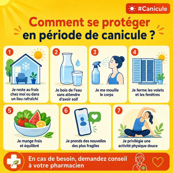 Exemple de publicité : conseils canicule